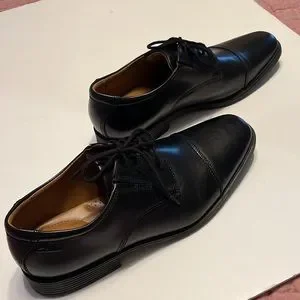 Clarks | Shoes | New Clarks Black Lace Up Dress Shoes M 